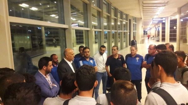  استقبال المنتخب الأردني للناشئين