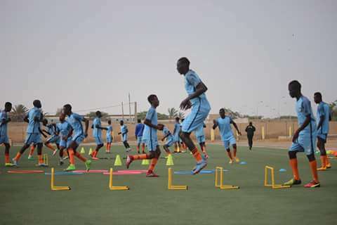 جانب من تحضيرات فريق نواذيبو