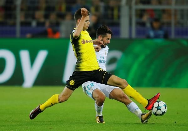 لقطة من مباراة دورتموند وريال مدريد