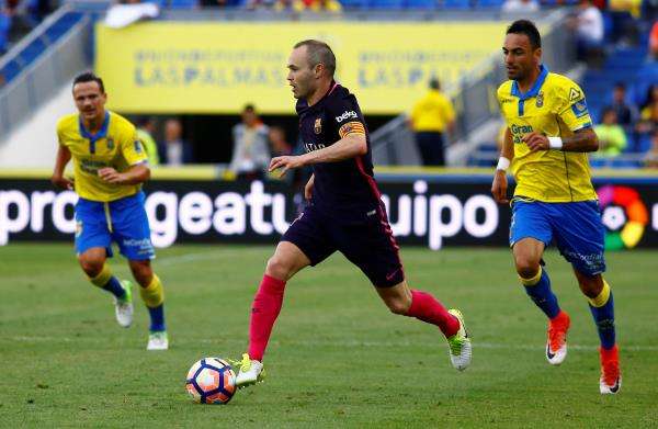 من مباراة سابقة بين برشلونة ولاس بالماس