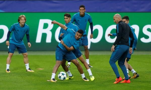 من تدريبات ريال مدريد (أرشيفية)