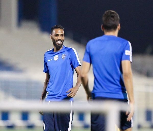 جانب من تدريبات الهلال