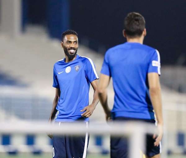 جانب من تدريبات الهلال