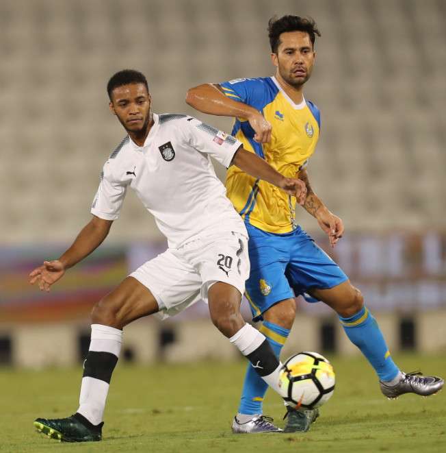 جانب من المباراة