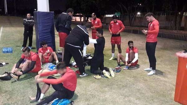 من تدريبات الأفريقي بجنوب أفريقيا