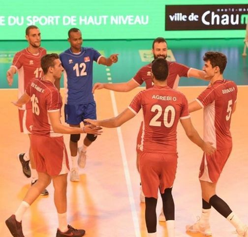 منتخب تونس خلال مباراته أمام بوهل الألماني