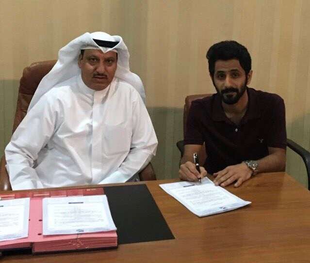 خالد شبيب الدقباسي (يسارًا)