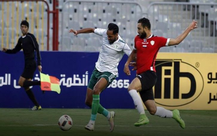 من مباراة المصري والجيش