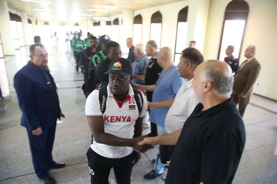 من وصول منتخب كينيا
