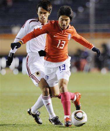 من مباراة كوريا الجنوبية وهونج كونج للرجال