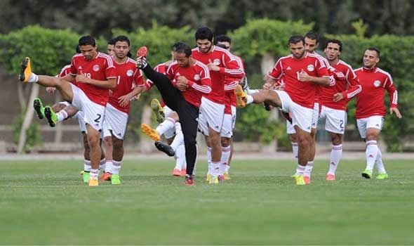 من تدريبات المنتخب (أرشيفية)