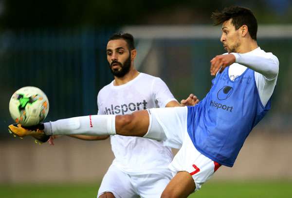 من تدريبات المنتخب اليوم