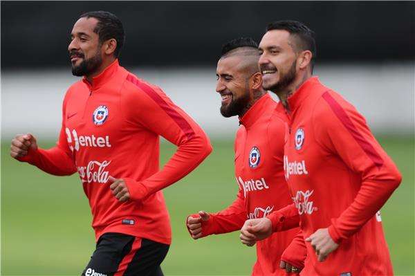 لاعبو تشيلي