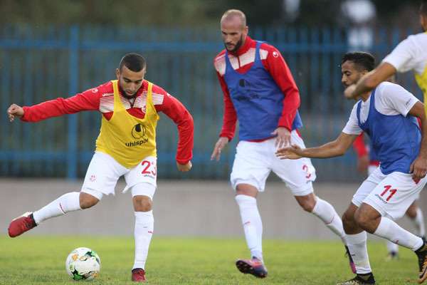 السليتي من تدريبات المنتخب التونسي