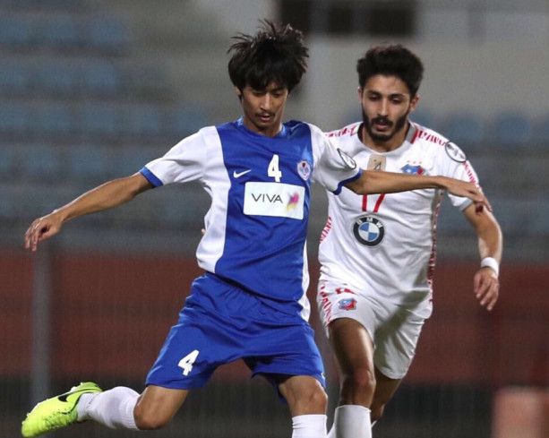 من مباراة الشباب والكويت