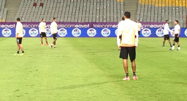 جانب من تدريبات المنتخب المصري