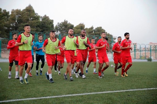 لاعبو منتخب فلسطين