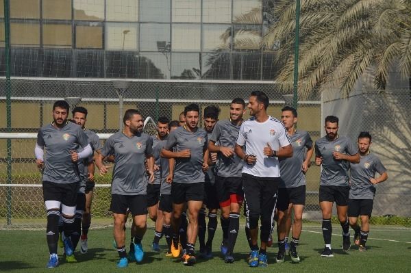 من تدريبات منتخب الأردن