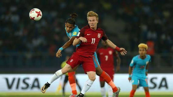 جانب من مباراة الهند وأمريكا