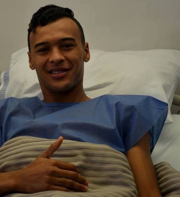 أنيس سلتو بعد اجراء العملية الجراحية