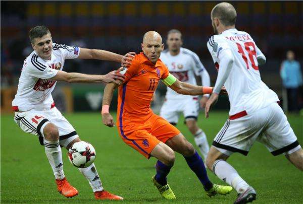 لقطة من المباراة