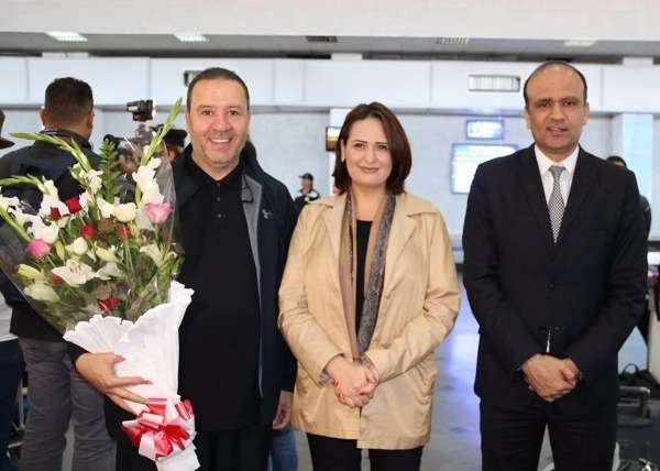 من استقبال وزيرة الرياضة لنسور قرطاج