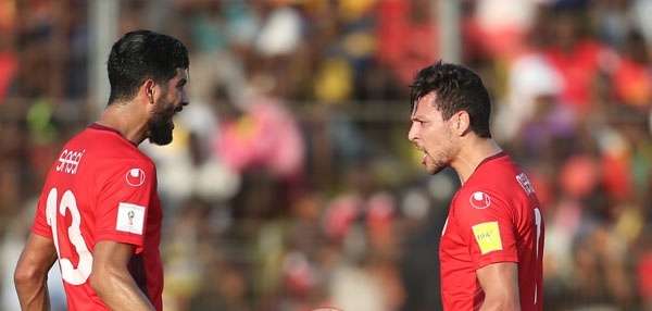 من مباراة الأمس مع غينيا