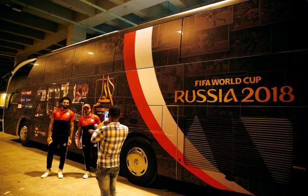 صورة أرشيفية لحافلة المنتخب