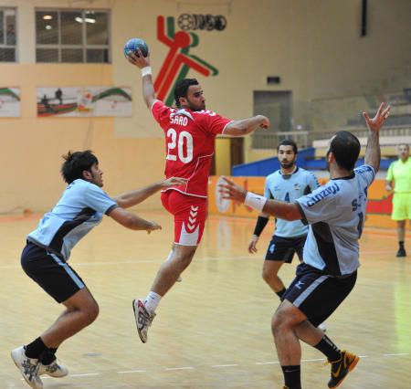 جانب من منافسات دوري اليد (أرشيفية)