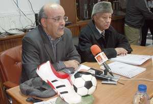 أبوبكر كعبور في المؤتمر الصحفي