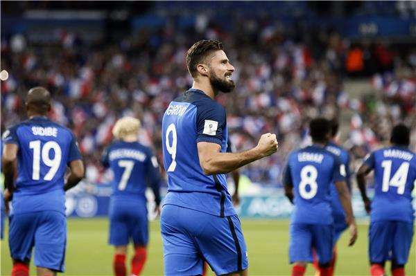 فرحة لاعبي فرنسا