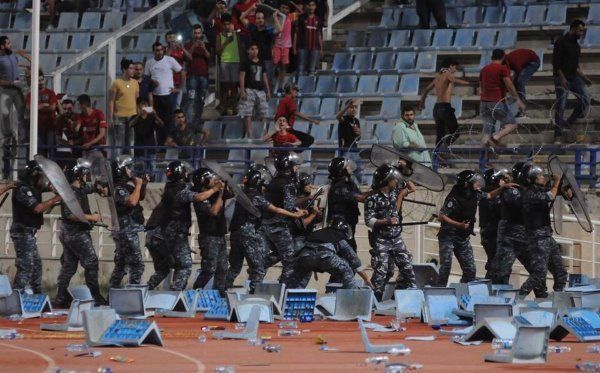 من أحداث الشغب بعد مباراة الديربي