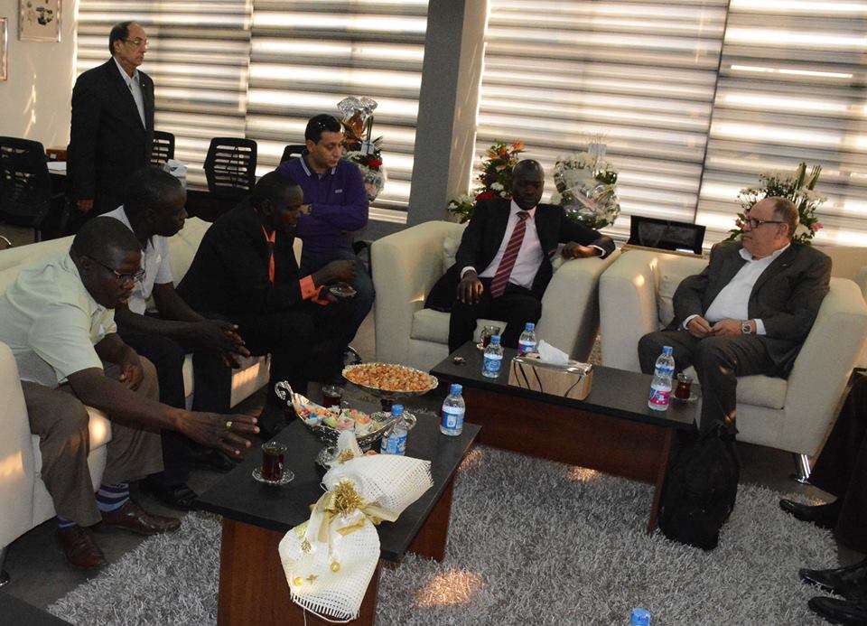 جانب من زيارة الوفد