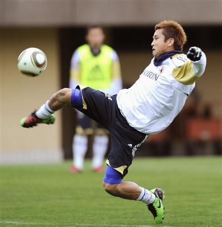 جونيتشي إيناموتو في تدريب اليوم