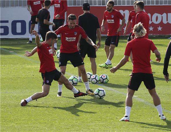 من تدريبات أتلتيكو مدريد - أرشيفيه 