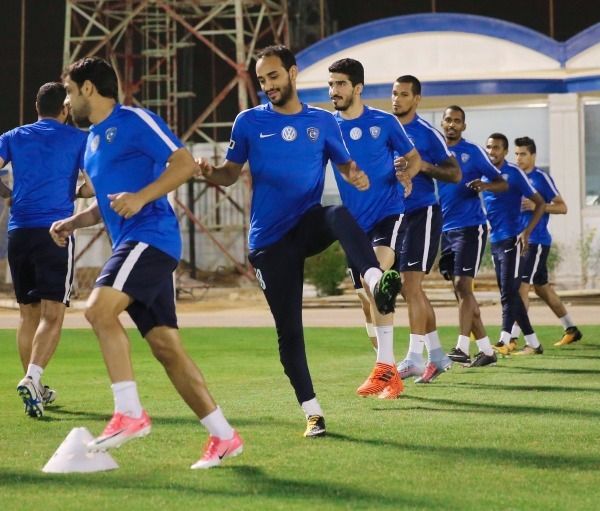 من تدريبات الهلال السعودي