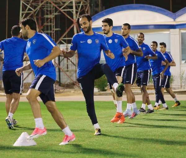 من تدريبات الهلال السعودي