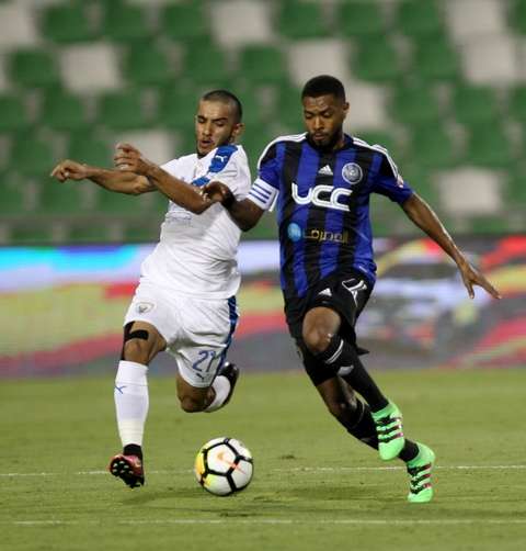 لقطة من المباراة