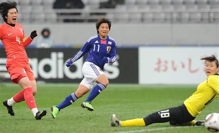 المهاجمة شينوبو أوهنو تتمكن من إحراز الهدف الأول لسيدات ناديشيكو