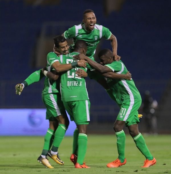 فرحة لاعبي الأهلي