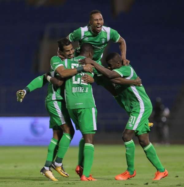 فرحة لاعبي الأهلي