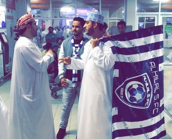 جماهير الهلال في استقبال الفريق