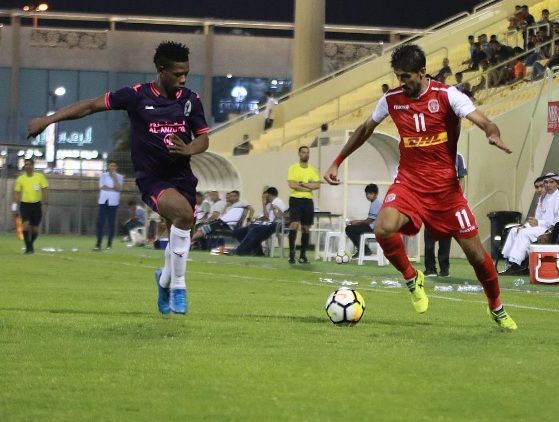 لقطة من مباراة المحرق مع الشباب