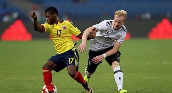 من مباراة ألمانيا وكولومبيا
