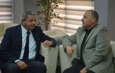 خالد عبدالعزيز وهاني أبوريدة