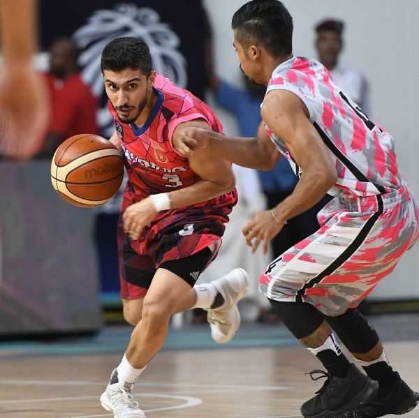 جانب من مباراة الأهلي مع المحرق