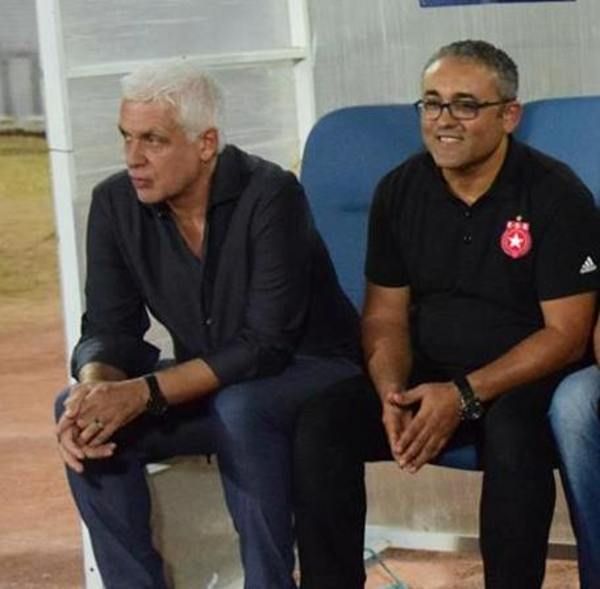  مدرب النجم الساحلي فيلود ومساعده رضا الجدي  