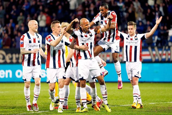 فرحة لاعبي فيليم تيلبورج