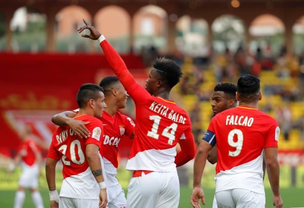 فرحة لاعبي موناكو