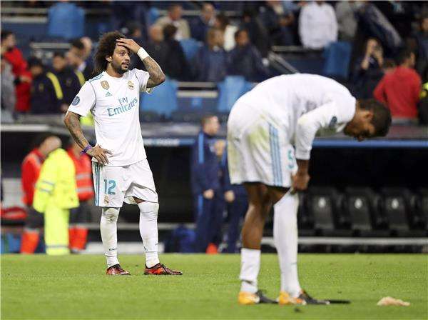 حسرة نجوم ريال مدريد بعد التعادل امام توتنهام